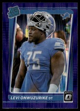 2021 Donruss Optic #270 Levi Onwuzurike Purple Shock