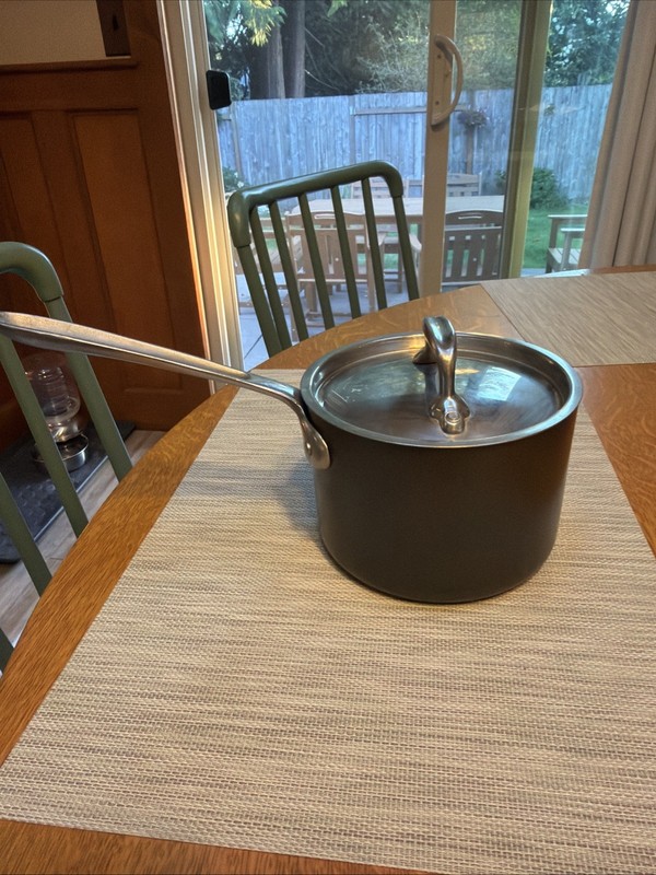 Vintage All Clad Ltd Hard Anodized Stainless Steel 2 Qt Sauce Pan Excellent