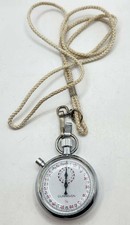 Vintage Swiss Made Dunhaven 1/10 Mechanical Wind Up Stop Watch (READ)