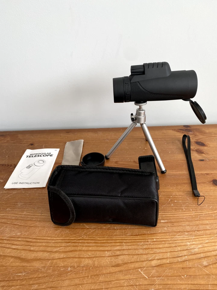 12X50 High Definition Monocular Telescope BAK4 FMC with Smartphone Holder&Tripod - Image 2 of 3