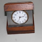 Antique Doxa Watch Company 8 Day WORKING! Travel Watch in wooden Case #1385577