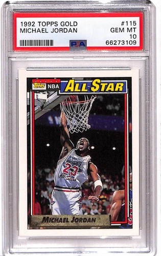 Jordan 1992 Topps Jordan #115 Gold