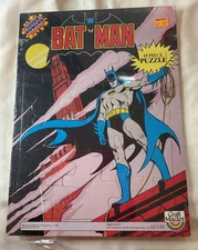 Batman Super Powers 15 Pc Puzzle Board Craft Master 1984 Sealed VTG Complete