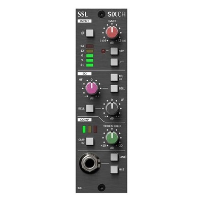 Solid State Logic SiX Channel 500 Series SuperAnalogue Channel Strip PRO