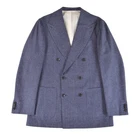 Suitsupply Madison Double Breasted Sport Coat Blazer Jacket Mens US 42 / EUR 52