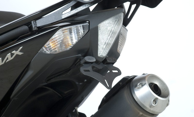 Support de plaque R&G noir Yamaha T-Max 530 accessoire de personnalisation arrière