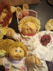 Cabbage Patch Dolls-(2) W/Authentic Clothes &Shoes