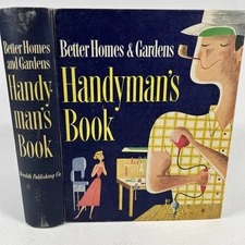 Better Homes & Gardens Handyman's Book 1957 Vintage Hardcover Binder 5th Edition