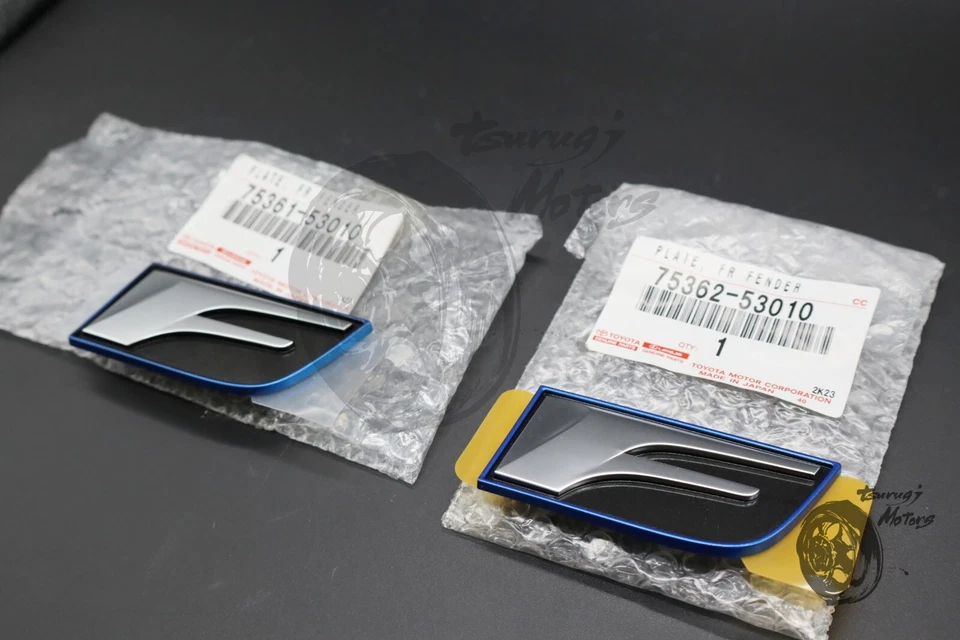 LEXUS genuine OEM FACTORY FENDER F SPORT EMBLEM SET 75361-53010 75362-53010 New - Image 2 of 4