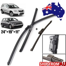 Wiper Blades Flat Wipers For VW Golf MK6 GTI GTD R HATCH 2009-2012 Front & Rear
