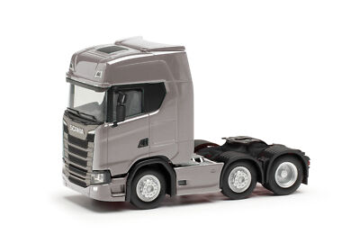 Herpa 307543-004 Scania CS 20 HD 6x2 Tractor Unit Grey 1:87 NEW+OP