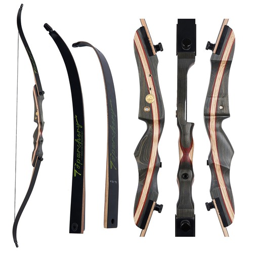 20-50lbs 62" Takedown Recurve Bow Arrow Set Wooden Bow Archery Hunting Target - Picture 24 of 26