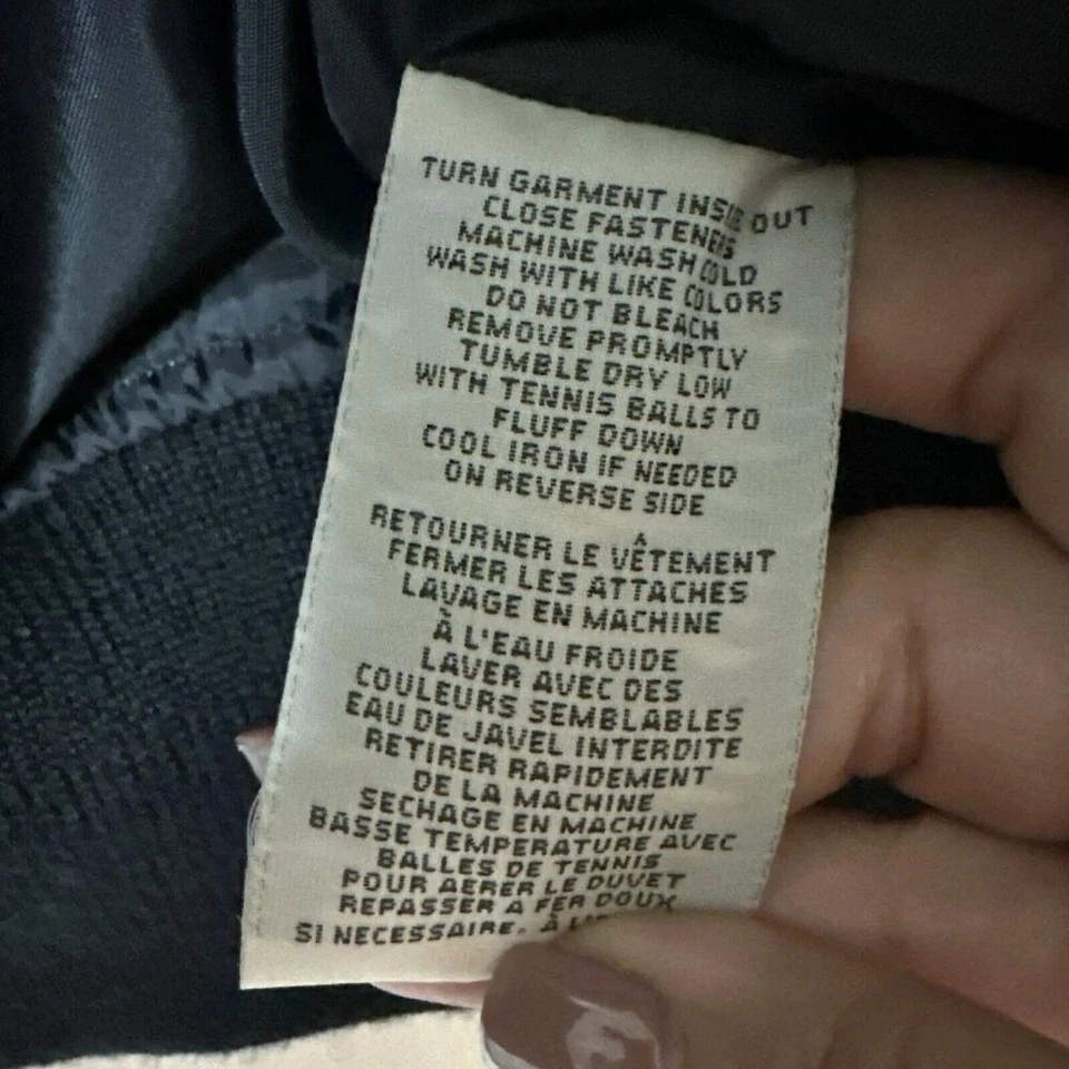 Chaqueta DENIM & SUPPLY Ralph Lauren MA-1 Blusa de Plumón Para Hombre Talla S Nylon Negra Foto 4 de 4