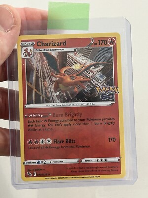 pokemon go charizard card reverse holo 010/078 - Charizard (Reverse Holo) Pokemon Card