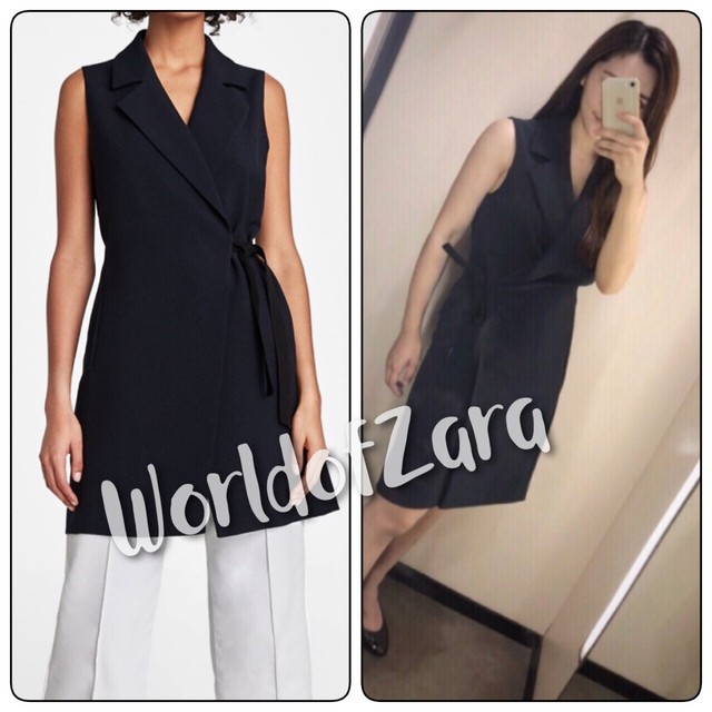 vest dress zara