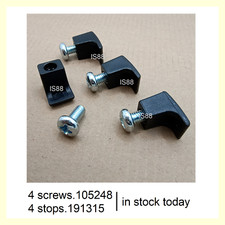 IKEA HEMNES BRIMNES SONGESAND BED SLAT SUPPORTS 191315 X4 & SCREWS 105163 X4 NEW