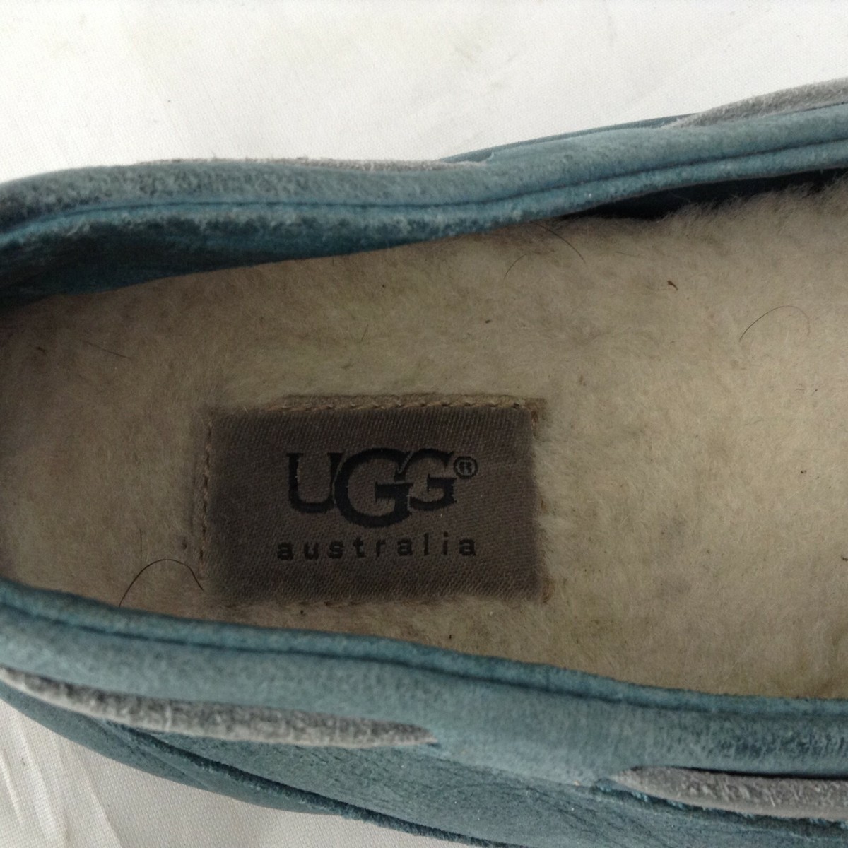 UGG 1009521 ブルーモカシン CHESTER CAPRA 28cm UGG Australia Mens 1009521 Blue Leather Chester Capra Loafer