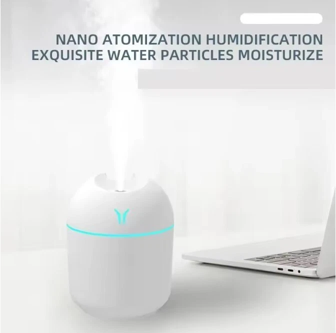 250ML USB Mini Air Humidifier Aroma Essential Oil Diffuser For Home Car with LED - Image 3 of 4