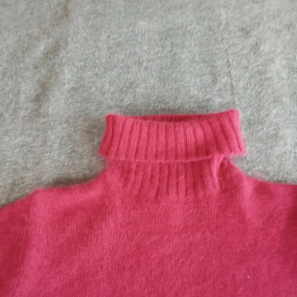 Suéter De Colección Para Mujer Grande Rojo Manga Larga Tejido Acogedor Salón Diario Route 66 Foto 2 de 4