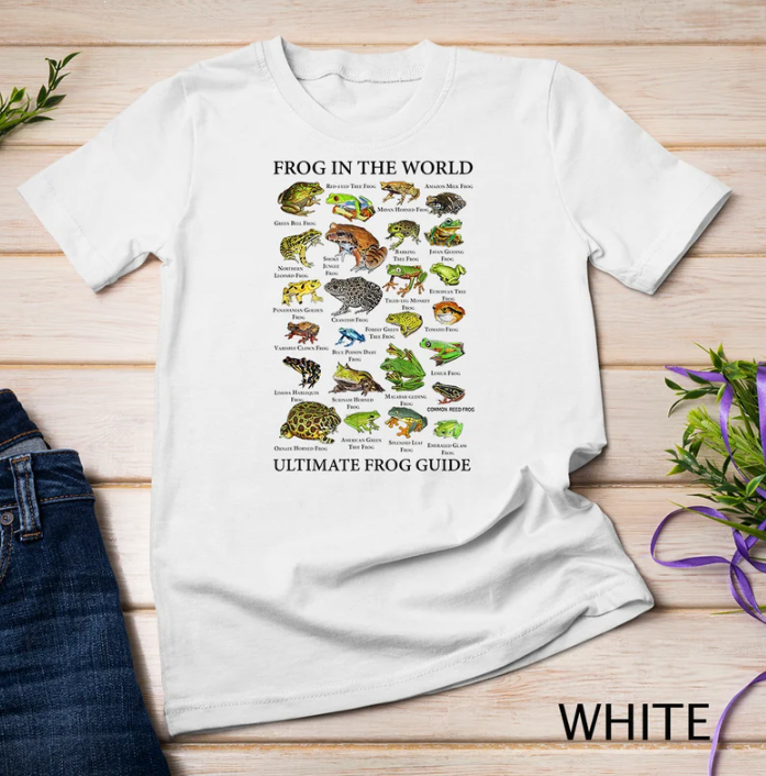 New T-Shirt  Unisex Ultimate Frog Guide Funny Frog Lover Frog Owner Frogs T-Shir