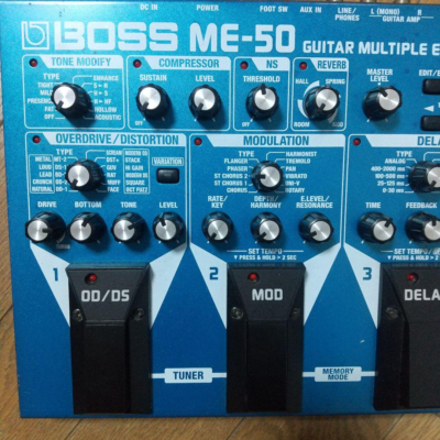 Boss ME-50 Guitar Effects Pedal Multi Effects Unit Pedal Used | eBay