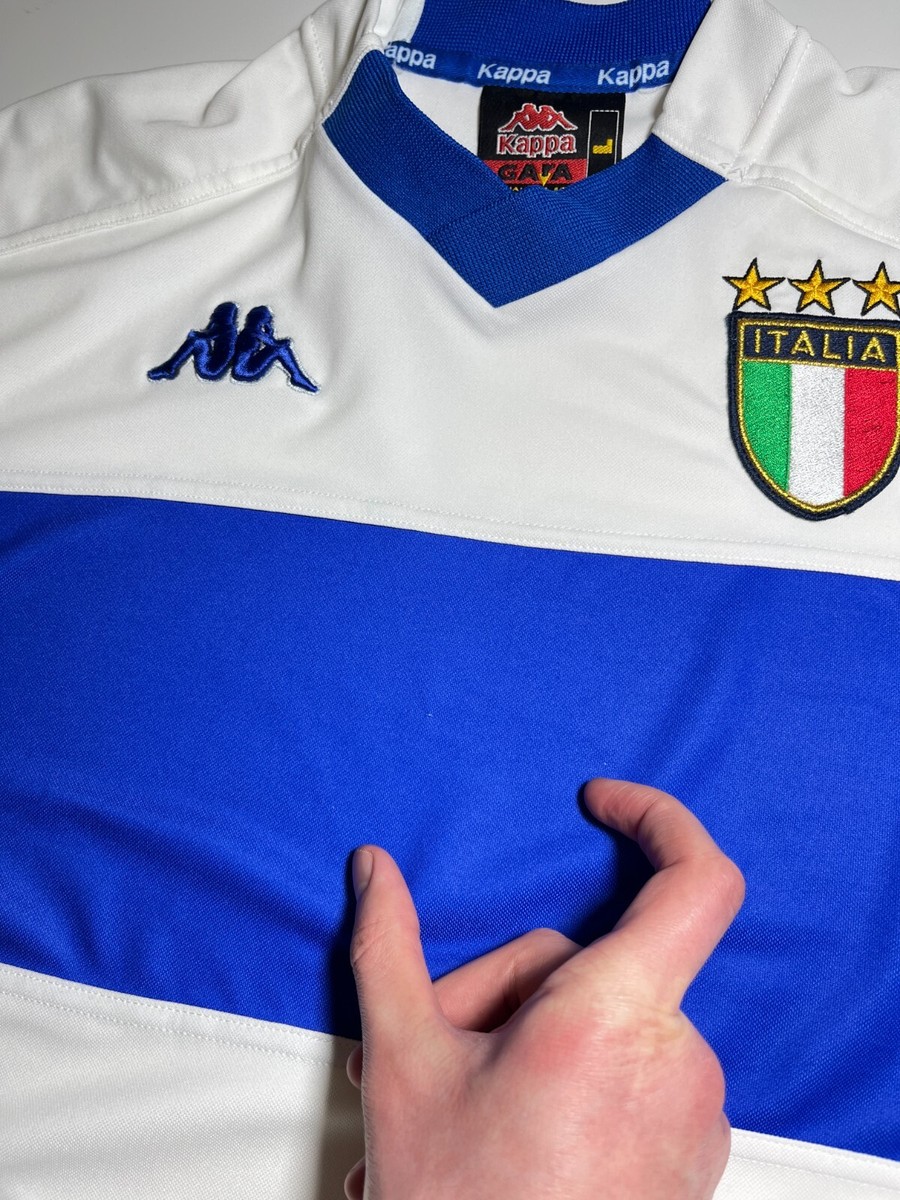 Kappa Italy National Team 1998-2000 Away Football Jersey Size L | eBay