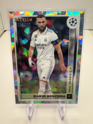 2022-23 Topps Merlin UEFA Atomic Refractors #120 Karim Benzema /250