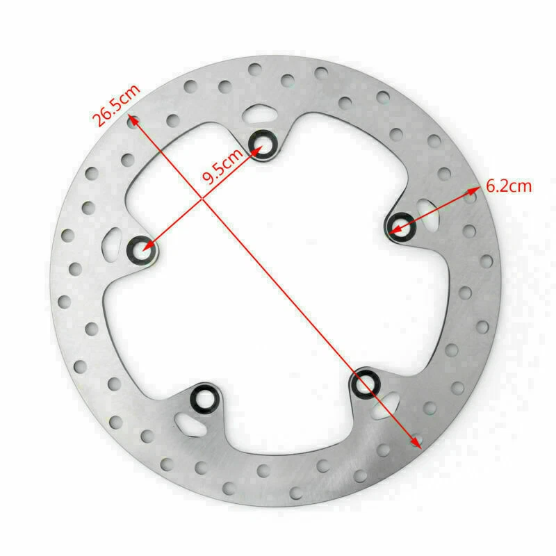 Rear Brake Disc Rotor Fits BMW F650GS F700GS F800GS/GT/R/S/ST R1200GS/RT/ST/HP2 - image 2 of 4