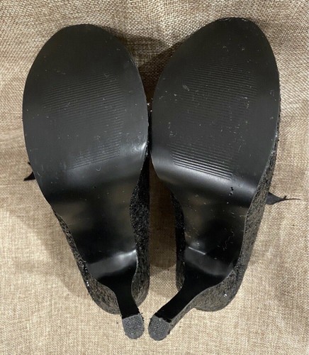 BORDELLO Teeze Black Glitter - 10G Size 9 - Picture 2 of 2