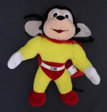 2005 MIGHTY MOUSE Plush 9.8" (25 cm) Very Good Condition Terrytoons Play-By-Play