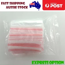 100pcs 9x13cm Small Plastic Zip Bags Thin Satchels