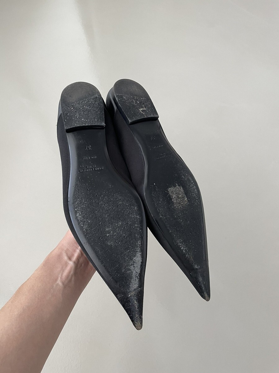 Saint Laurent Carolyn Flat Slipper Size 37 | eBay