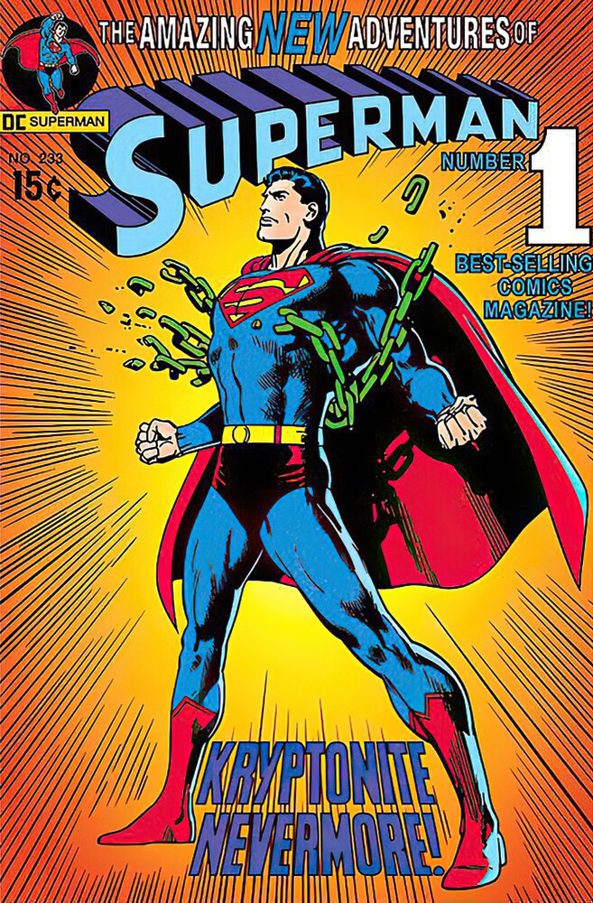 Superman No. 234 DC Comics アメコミ Superman - DC Comics Poster (Kryptonite Nevermore! Comic Cover