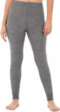 Fruit of the Loom womens Micro Waffle Medium, Smoke Heather/Smoke Heather