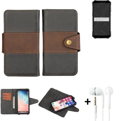 Wallet Case für Ulefone Armor X9 Pro + headset Schutz Hülle + Handy Tasche Bra