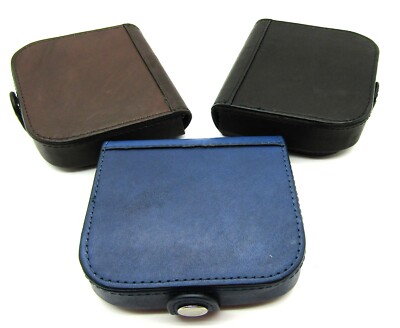 Unisex Neu Hochwertig Echt Leder Münzfach Geldschein Etui Geldbörse Portemonnaie