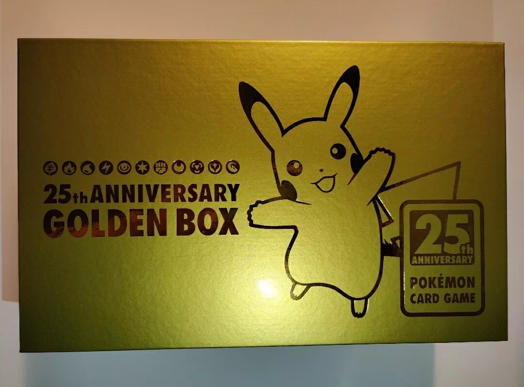 COLEÇÃO DOURADA JAPONESA! Abrindo uma 25th ANNIVERSARY GOLDEN BOX ABSURDA!  - Pokémon TCG 