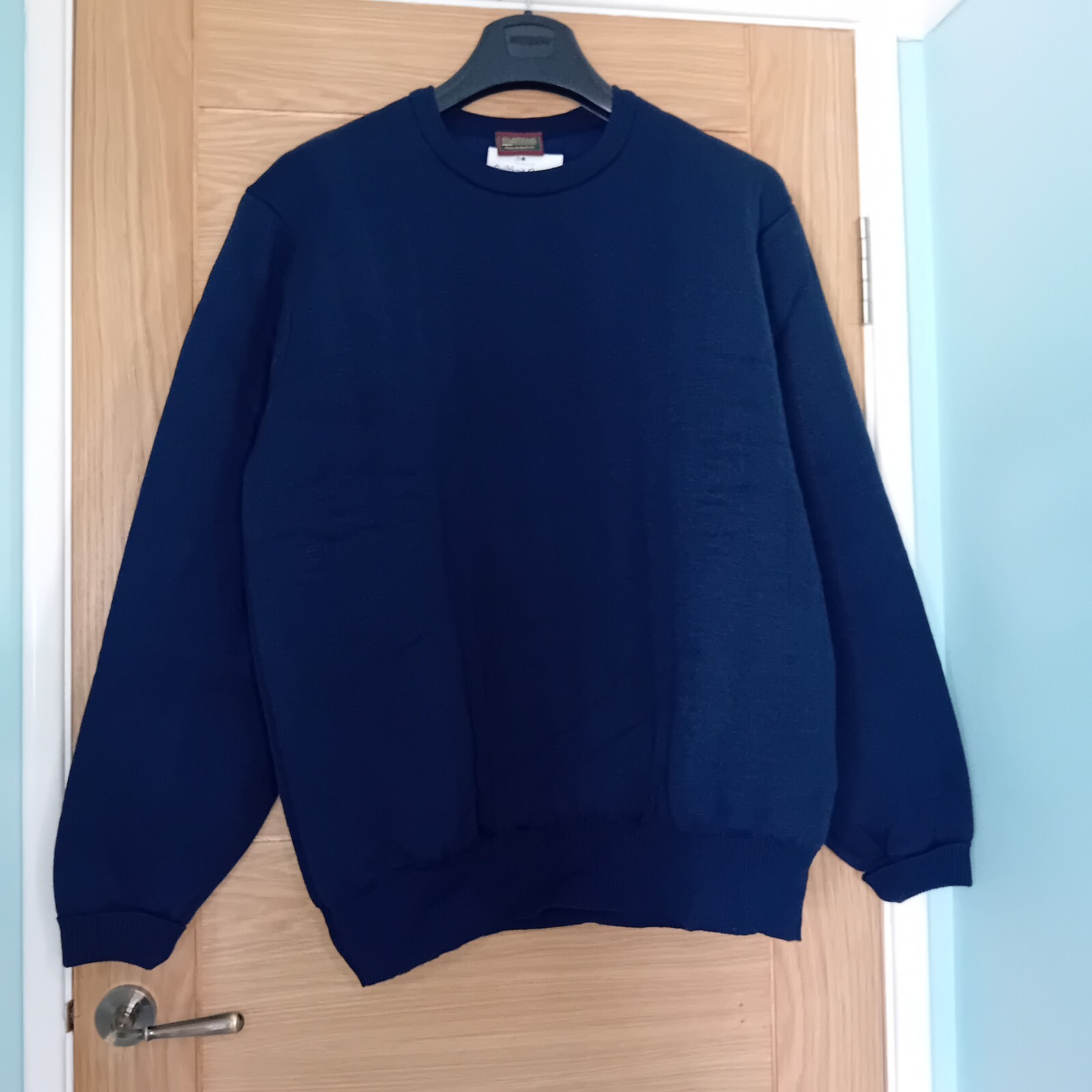 Quiltknit Fishing Hunting jumper, Extra large XL Insul8, Navy Blue
