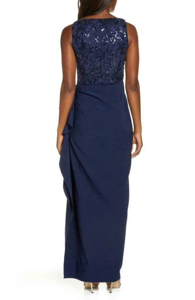 Vince camuto laguna crepe clearance gown