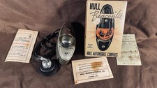 Vintage Hull Beaconlite Illuminated Auto Compass W Box Papers Vintage Hull Beaconlite Illuminated Auto Compass W Box Papers