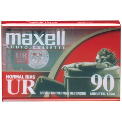 Аудиокассета Maxell Ur Type I - 1 х 90 минут - с нормальным смещением 108510 3590₽