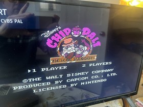 Chip And Dale Rescue Rangers NES