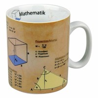 KöNitz Wissensbecher Becher Mathematik Kaffeebecher Teetasse Tasse Porzellan 460