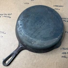 Vtg. Griswold 701H No. 7 10" Cast Iron Double Spout Skillet Erie, PA