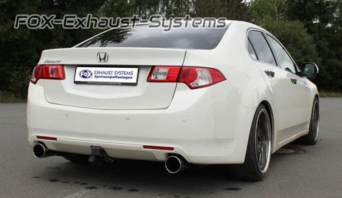 Stainless Duplex Performance Exhaust System Honda Accord 8 CU2 Since 2008 Per - Image 2 of 4