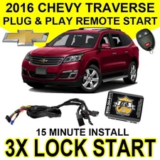 Js Alarms Plug & Play Remote Start System For 2016 Chevy Traverse DIY GM10