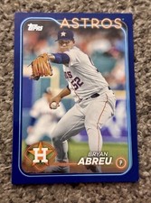 2024 Topps Series 2 - Bryan Abreu #438 Royal Blue - Houston Astros