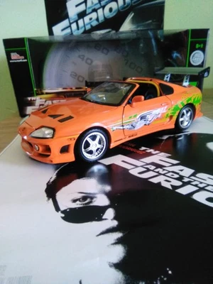 TOYOTA SUPRA RACING CHAMPION 1995 1/18 "FAST AND FURIOUS 1"BRIAN O'CONNER - Photo 1/4