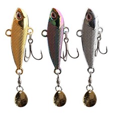 8PCS Metal Fishing Lure 10-30g Spoon Spinner Bait For Bass Trout Fishing gear