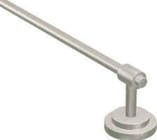 Moen DN0724BN Iso 24-Inch Single Towel Bar, Brushed Nickel Iso Collection
